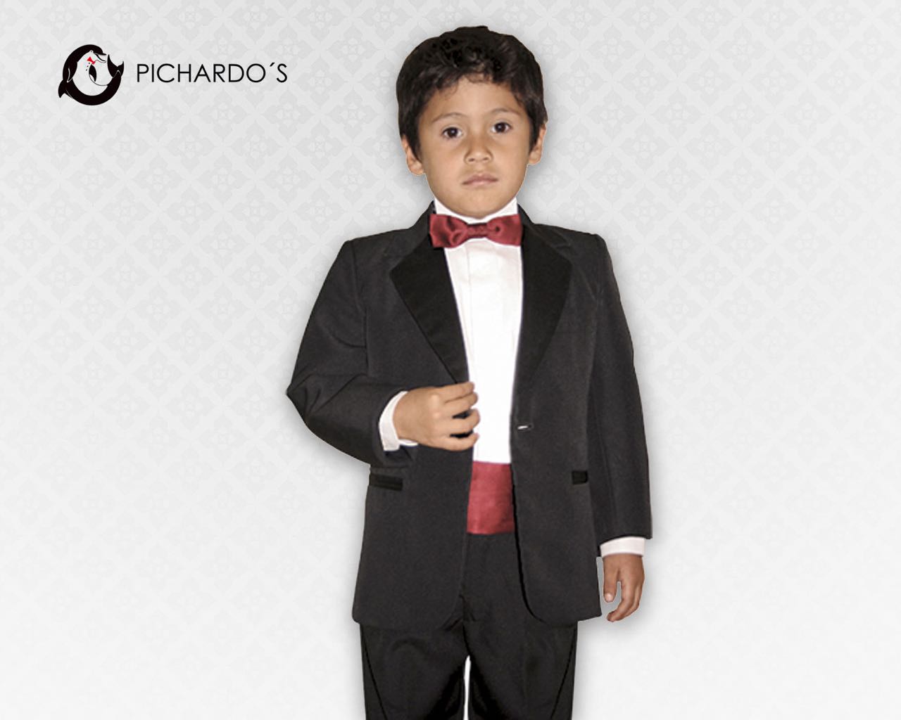 Traje infantil negro