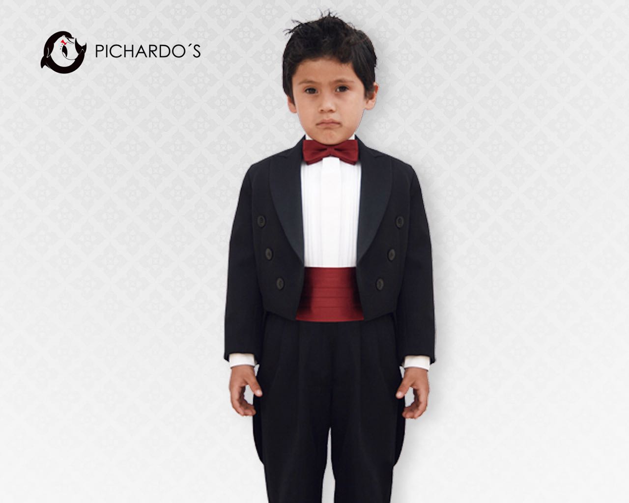 Frack infantil negro